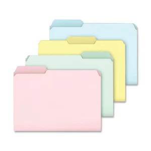 FOLDER CARTA FLASHFILE PASTEL COLORES VARIOS