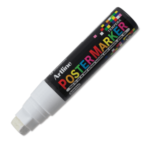 MARCADOR PARA POSTERS ARTLINE PUNTA 30MM BLANCO (AX)