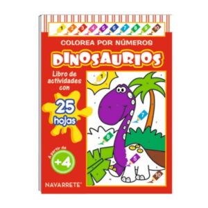 CUENTO COLOREA POR NÚMERO DINOS