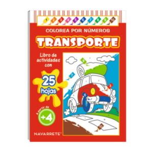 CUENTO COLOREA POR NÚMERO TRANSPORTE