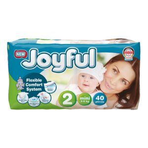 JOYFUL PAÑALES 2 MINI  40 UNIDADES
