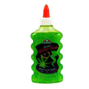 GOMA ELMER´S ESCARCHADA 177ML VERDE