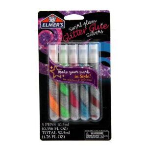 GOMA EN PLUMA ELMER´S SWIRL GLAM SILVER 10.5ML