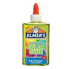 GOMA ELMER´S LAVABLE TRANSPARENTE 147ML VERDE