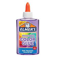 GOMA ELMER´S LAVABLE TRANSPARENTE 147ML MORADO