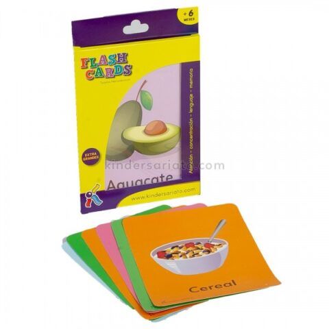 FLASHCARDS LA COMIDA 2 PY 25 CARTAS | MAYC Suministros