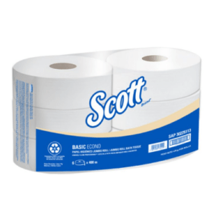 PAPEL HIGIENICO BASIC JRT KIMBERLY CLARK 6X400 #30225113 (CM)