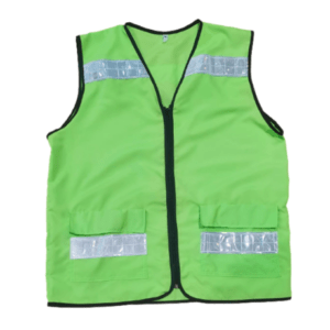 CHALECO SEGURID CON REFLEC VERDE CHS-600V (AU)