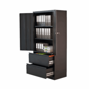 ARMARIO CON ARCHIVO LATERAL 2G MC NEGRO