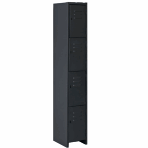 LOCKER 4 CUERPOS CANDADO PATA MC NEGRO (CN)