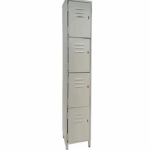 LOCKER 4 CUERPOS CANDADO PATA MC BEIGE (CN)