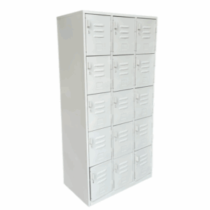 LOCKER 15 CUERPOS PARA CANDADO CON JALADOR MC BLANCO (CN)