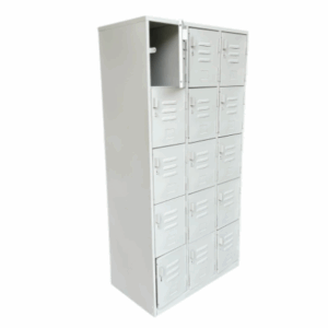 LOCKER 15 CUERPOS PARA CANDADO CON JALADOR MC BEIGE (CN)