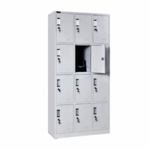 LOCKER 12 CUERPOS TAMIRA MC GRIS (CN)