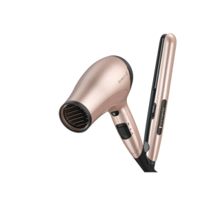 KIT PLANCHA + SECADORA REMINGTON ROSE GOLD D3015-S1520-F (D1)