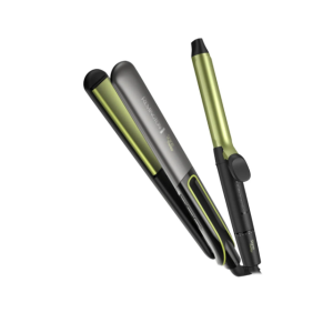 KIT PLANCHA + RIZADORA REMINGTON AGUACATE S12A-CI11AF (D1)