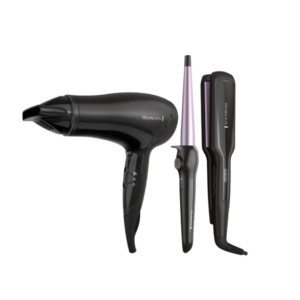 KIT PLANCHA + RIZADORA + SECADOR REMINGTON S5520-D3015MLF (D1)