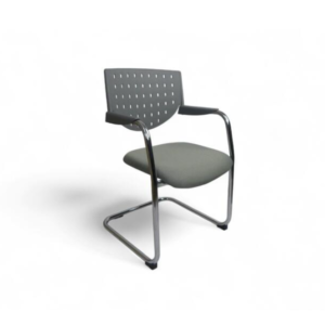 SILLA DE VISITA TRINEO CON BRAZOS 63-ANJ-2003-GRIS-MA (MA)