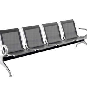 BUTACA 4 ASIENTOS 63-OSH-820-4-NEGRA-MA (MA)