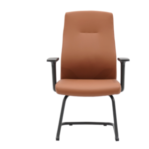 SILLA DE VISITA 63-POF-D050-PATIN-CAFE (MA)