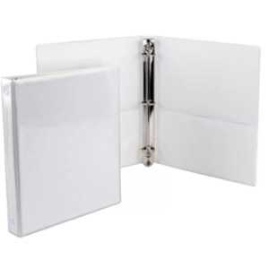 KARYMA PORTAFOLIOS DE 1" BLANCO CARTA 2517B (AX)