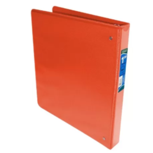 KARYMA PORTAFOLIOS DE 1" NARANJA CARTA 2517NA (AX)