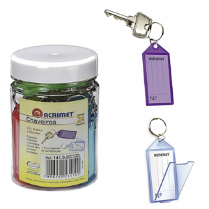 ACRIMET LLAVEROS PLASTICOS 24 UNIDADES 1410 (AX)