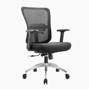 SILLA ERGONOMICA DE MALLA CON BRAZOS 024 (LI)