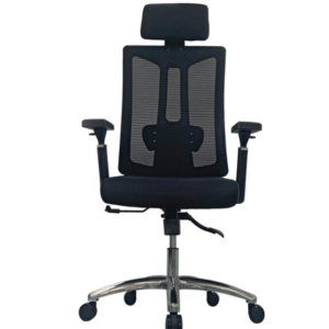 SILLA EJECUTIVA ERGONOMICA DE MALLA CON BRAZOS 035 (LI)