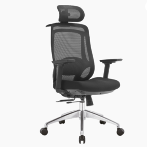 SILLA EJECUTIVA ERGONOMICA DE MALLA CON BRAZOS 037 (LI)