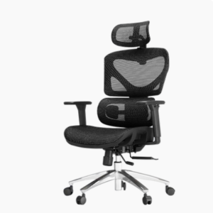 SILLA EJECUTIVA ERGONOMICA DE MALLA CON BRAZOS 010 (LI)