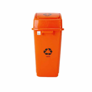 BASURERO 42 LITROS HOMEPRO 008117-VI (AL)