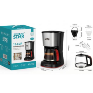 COFFEE MAKER WINNING STAR ST-2162 1.25L 12 TZ (EU)