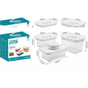 SET DE CONSERVACIÓN AL VACIO WINNING STAR ST-6350 SILICONA (EU)