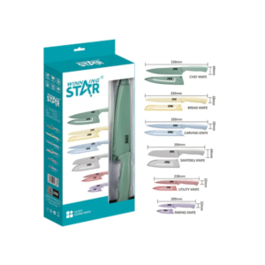 SET DE CUCHILLOS WINNING STAR ST-7808 6 PIEZAS (EU)