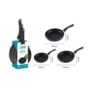 SET DE SARTENES WINNING STAR ST-5217 ALUMINIO 4 PIEZAS (EU)