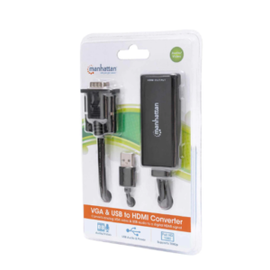 CONVERTIDOR DE VGA Y USB A HDMI MANHATTAN 152426 (RO)