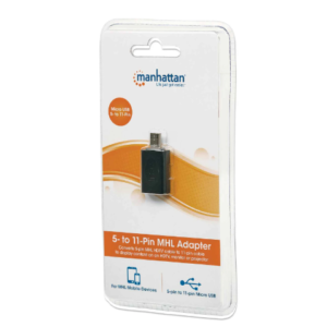 ADAPTADOR MHL MICRO USB DE 5 PINES A 11 PINES MANHATTAN 151481 (RO)