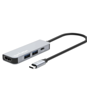 MULTIPUERTO HDMI 4K 4 EN 1 USB-C PD MANHATTAN 190428 (RO)