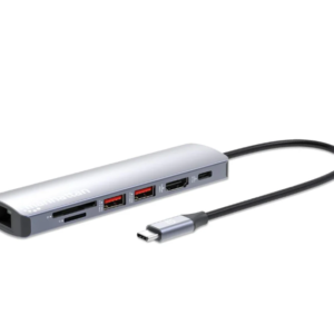 DOCKING MANHATTAN USB-C CON LECTOR DE TARJETAS 7 EN 1 MANHATTAN 153966 (RO)