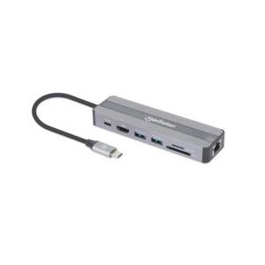 DOCKING PARA CONEXIÓN USB-C 7 EN 1 MANHATTAN 153928 (RO)