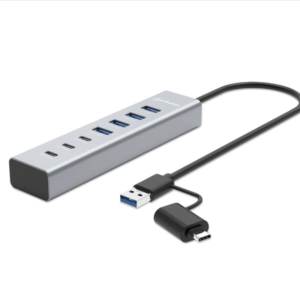 HUB USB-A 3.0 Y USBC COMBO 3 + 4 CONECTOR MANHATTAN 181136 (RO)