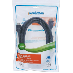 CABLE HDMI DE ALTA VELOCIDAD 5M MANHATTAN 323239 (RO)