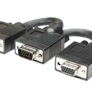CABLE Y SVGA HD15 MACHO / 2 X HD15 HEMBRA 15 CM MANHATTAN 304559 (RO)