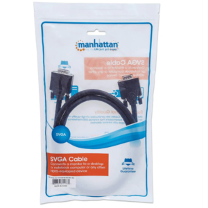 CABLE VGA HD15 MACHO HD15 MACHO 1.8 M MANHATTAN 311731 (RO)