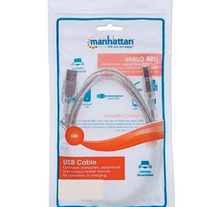 CABLE PARA USB B DE 5M MANHATTAN 345408 (RO)
