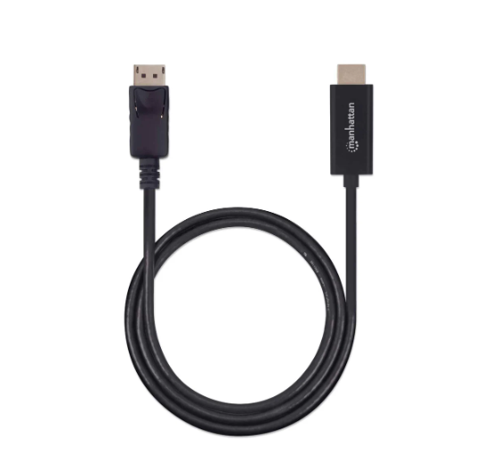 CABLE DISPLAYPORT A HDMI 4K@60HZ 1.8M MANHATTAN 153201 (RO)
