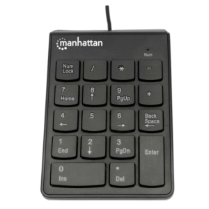 TECLADO NUMÉRICO ALÁMBRICO MANHATTAN 176354 (RO)