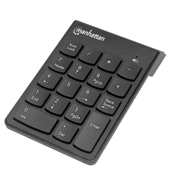 TECLADO NUMÉRICO INALÁMBRICO MANHATTAN 178846 (RO)