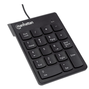 TECLADO NUMÉRICO ALÁMBRICO MANHATTAN 179911 (RO)